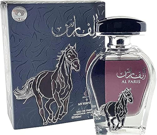 MY PERFUMES Al Faris 100ml | Eau de Arabian Parfum | Beautifully Scented Musk | Spice & Floral Aroma (for Men and Women) (Unisex)